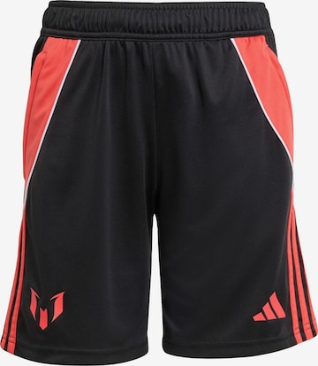 ADIDAS PERFORMANCE - regular Pantalón deportivo 'Messi' en negro: frente