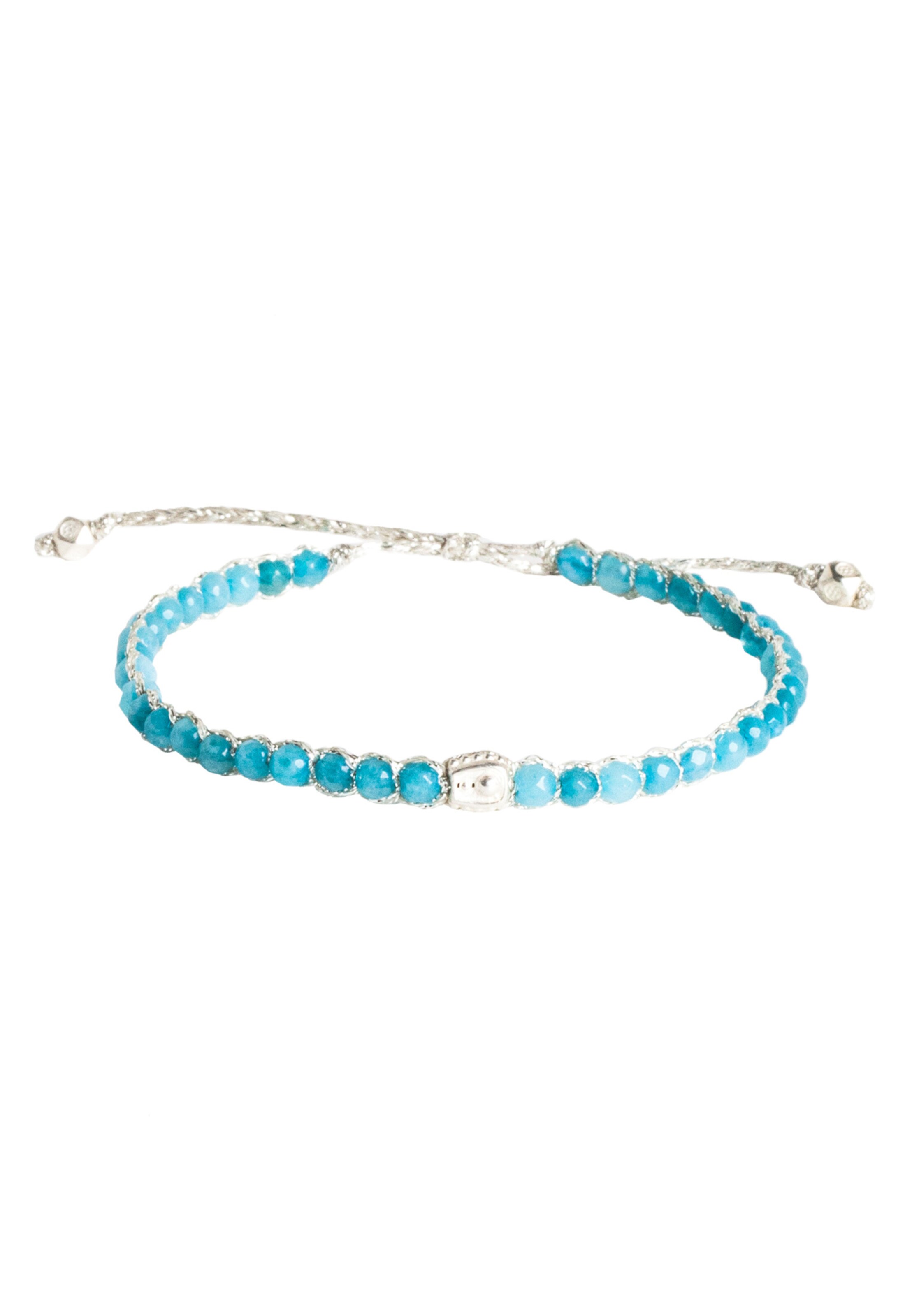 Bracelet 'Apatit' Samapura Jewelry en bleu : devant