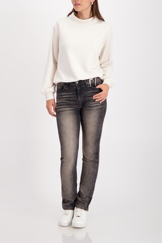 monari Sweatshirt 'Ciao Bella' in White