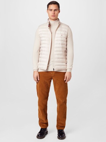 Regular Gilet TOMMY HILFIGER en beige