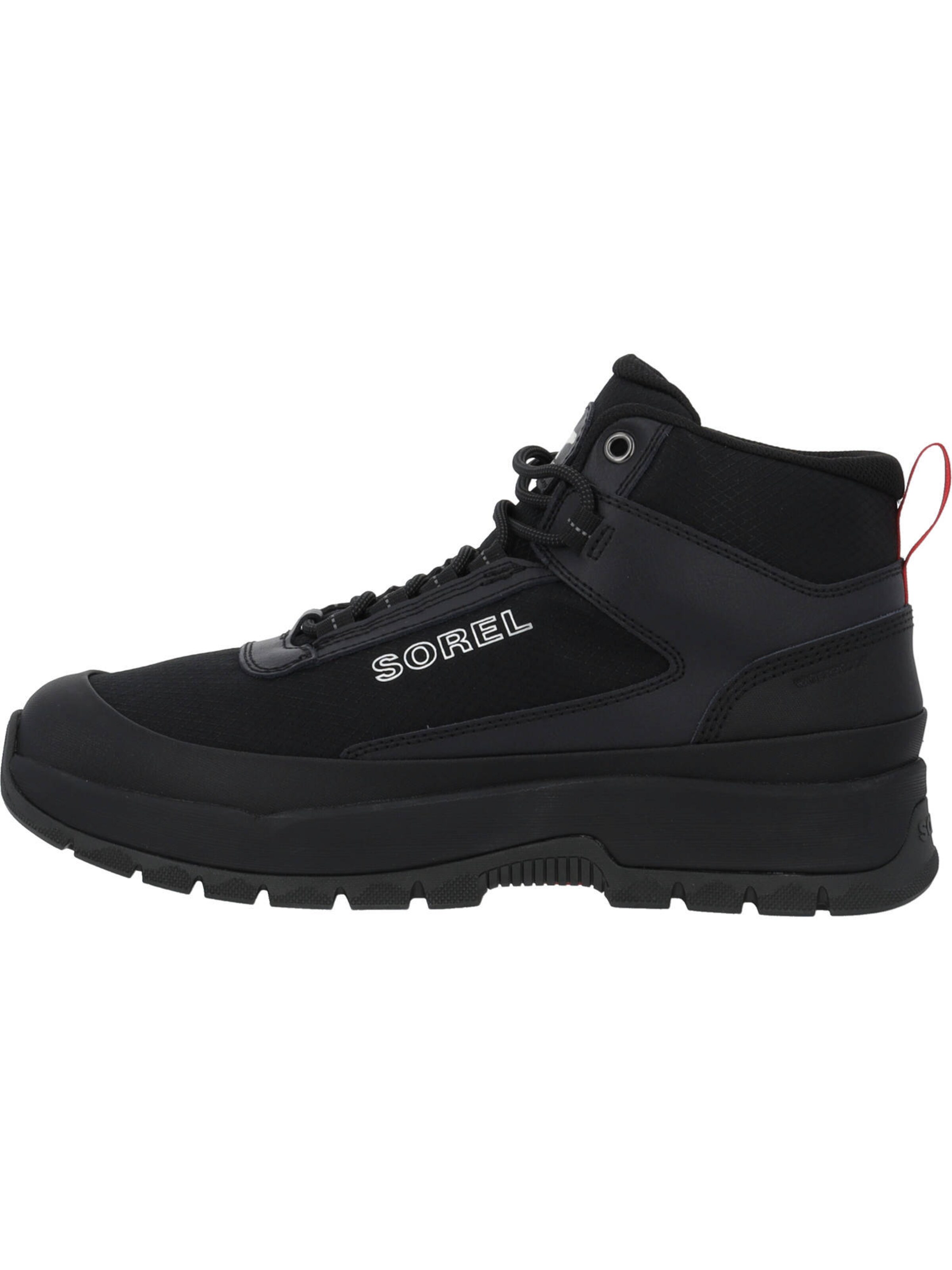 SOREL Lace-up boot 'Outing NW Sneaker Mid 2138721' in Black