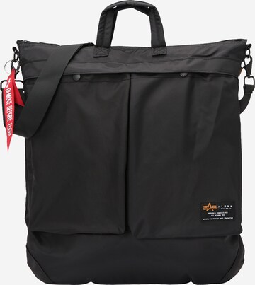 ALPHA INDUSTRIES Crossbody Bag in Black