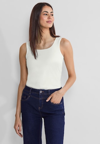 STREET ONE Top 'Gania' in White: front