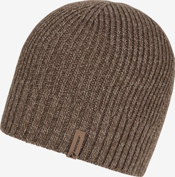 ZIENER Athletic Hat 'INDIGU' in Brown: front