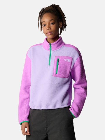 THE NORTH FACE Spordipullover 'YUMIORI', värv lilla: eest vaates