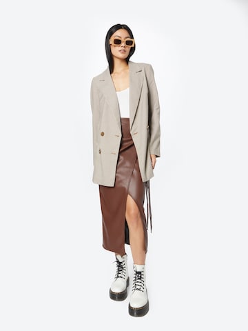 River Island Skirt 'SARONG' in Brown