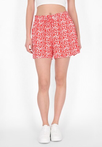 MYMO Loose fit Trousers 'Comfy' in Red: front