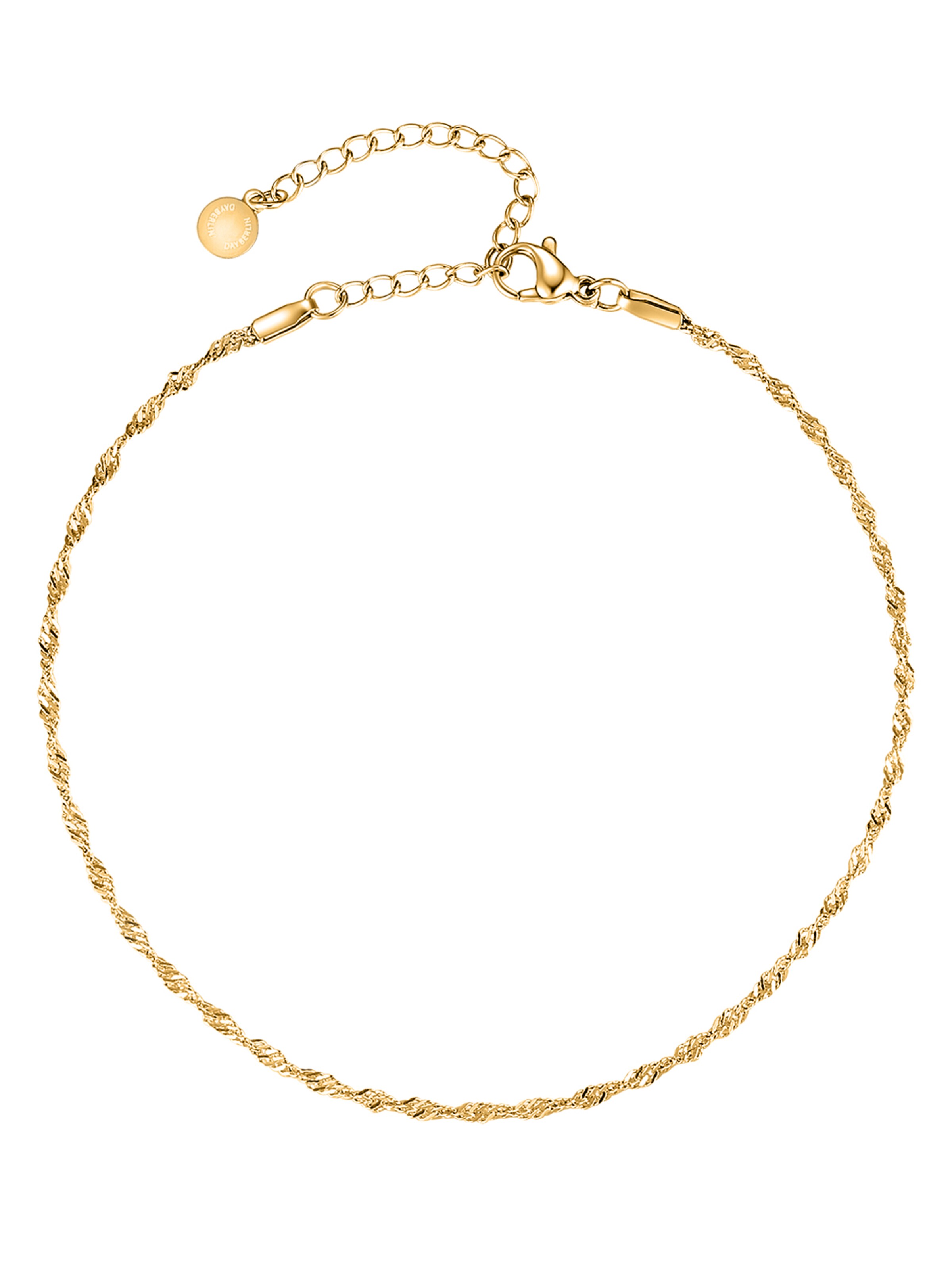 day berlin Foot Jewelry 'Twist' in Gold: front