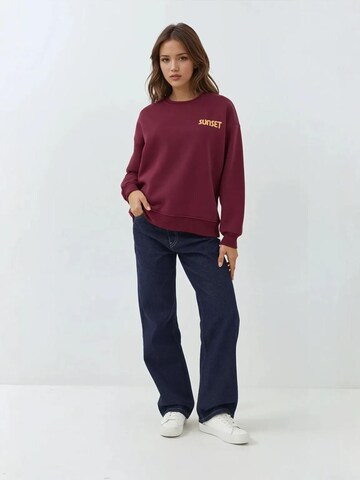 Sweat-shirt 'Sweatshirts' Hiccup en rouge