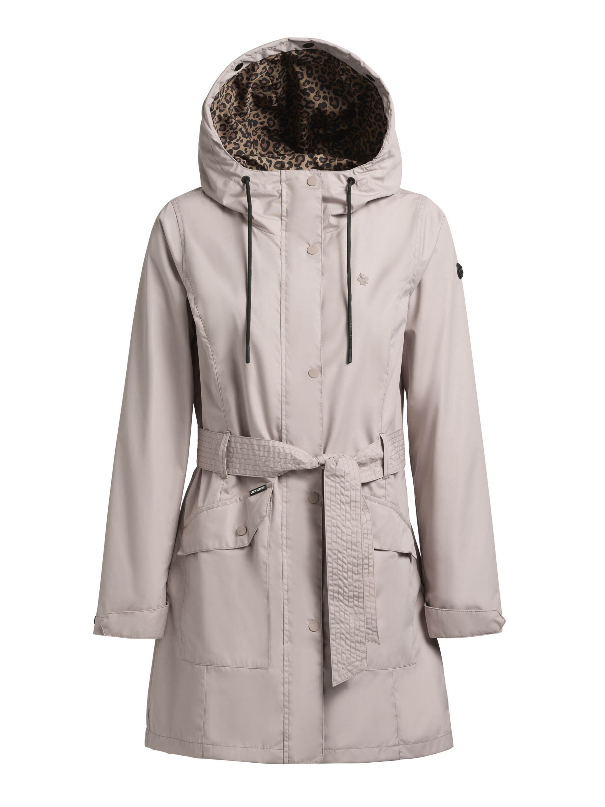 khujo Between-Season Jacket 'Mosti' in Grey: front