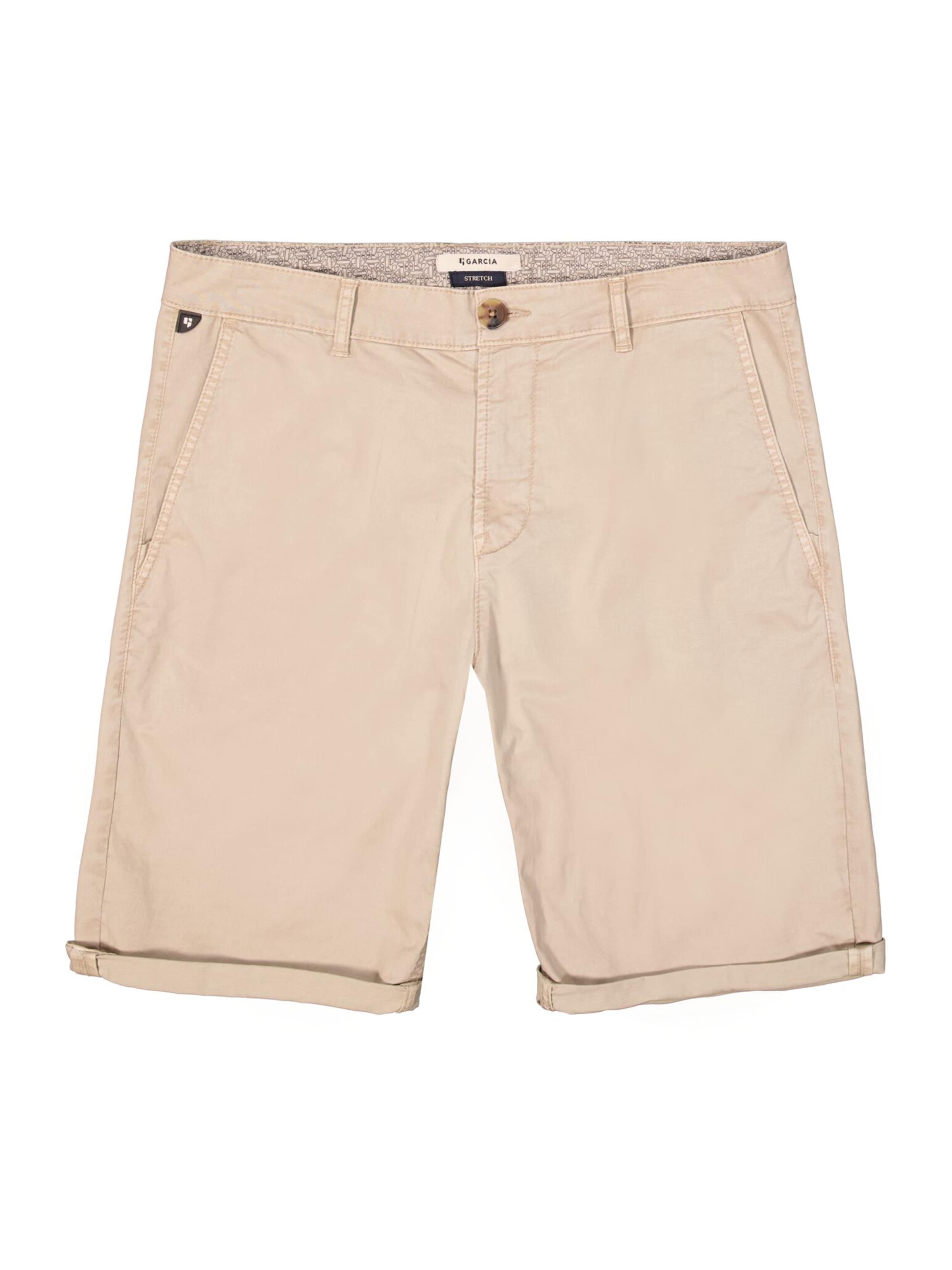 GARCIA Regular Панталон Chino в бежово: отпред