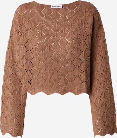 STUDIO SELECT Pull-over 'Edda' en camel, Vue avec produit