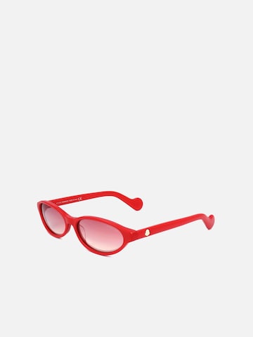 MONCLER Sunglasses in Red: front