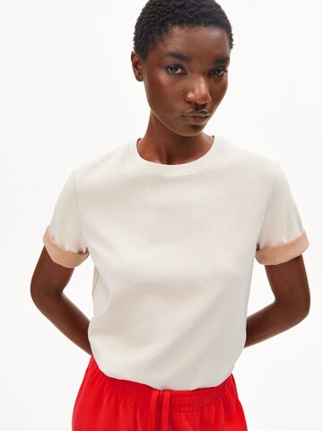 ARMEDANGELS Shirt 'Un-Wasted' in Beige: front