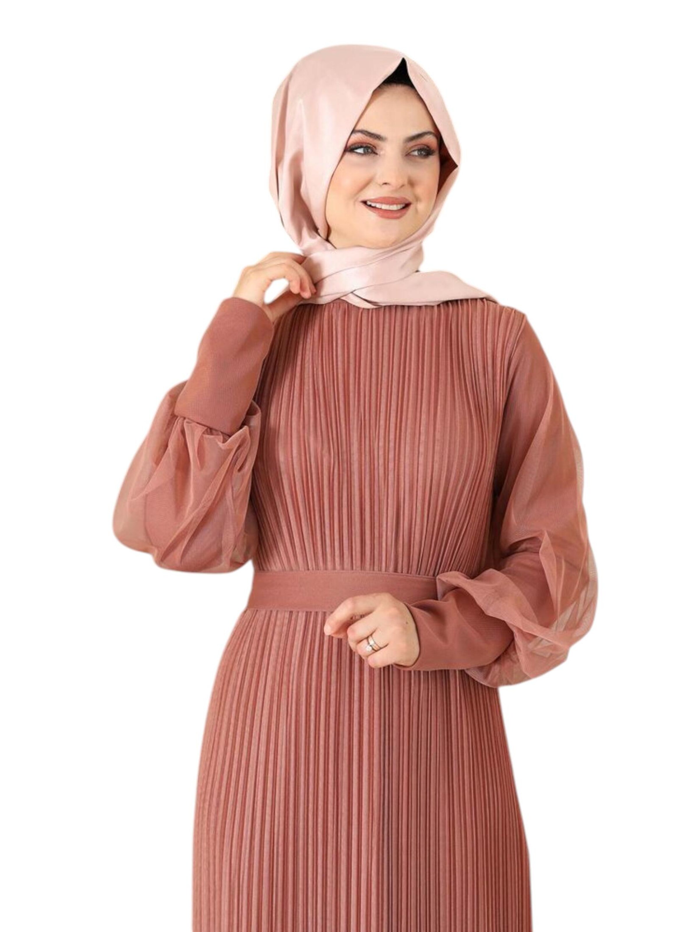 fashionshowcase Avondjurk 'BEGÜM' in Oranje