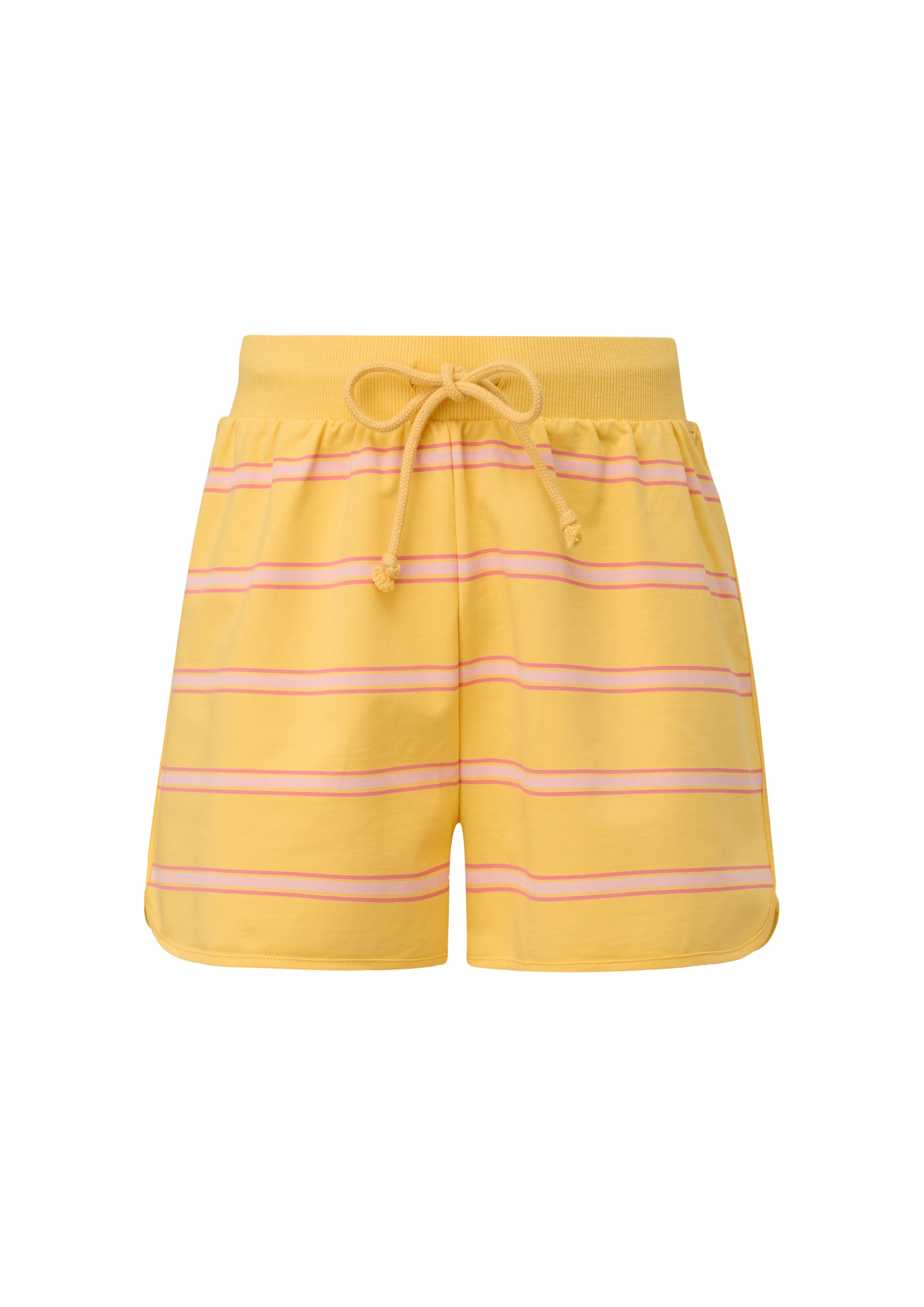 QS Regular Pants in Yellow: front