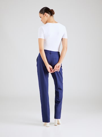 UNITED COLORS OF BENETTON Regular Trousers with creases in Blue