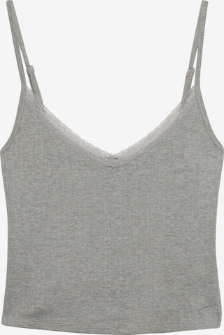 Superdry & Co Top in Grijs: voorkant