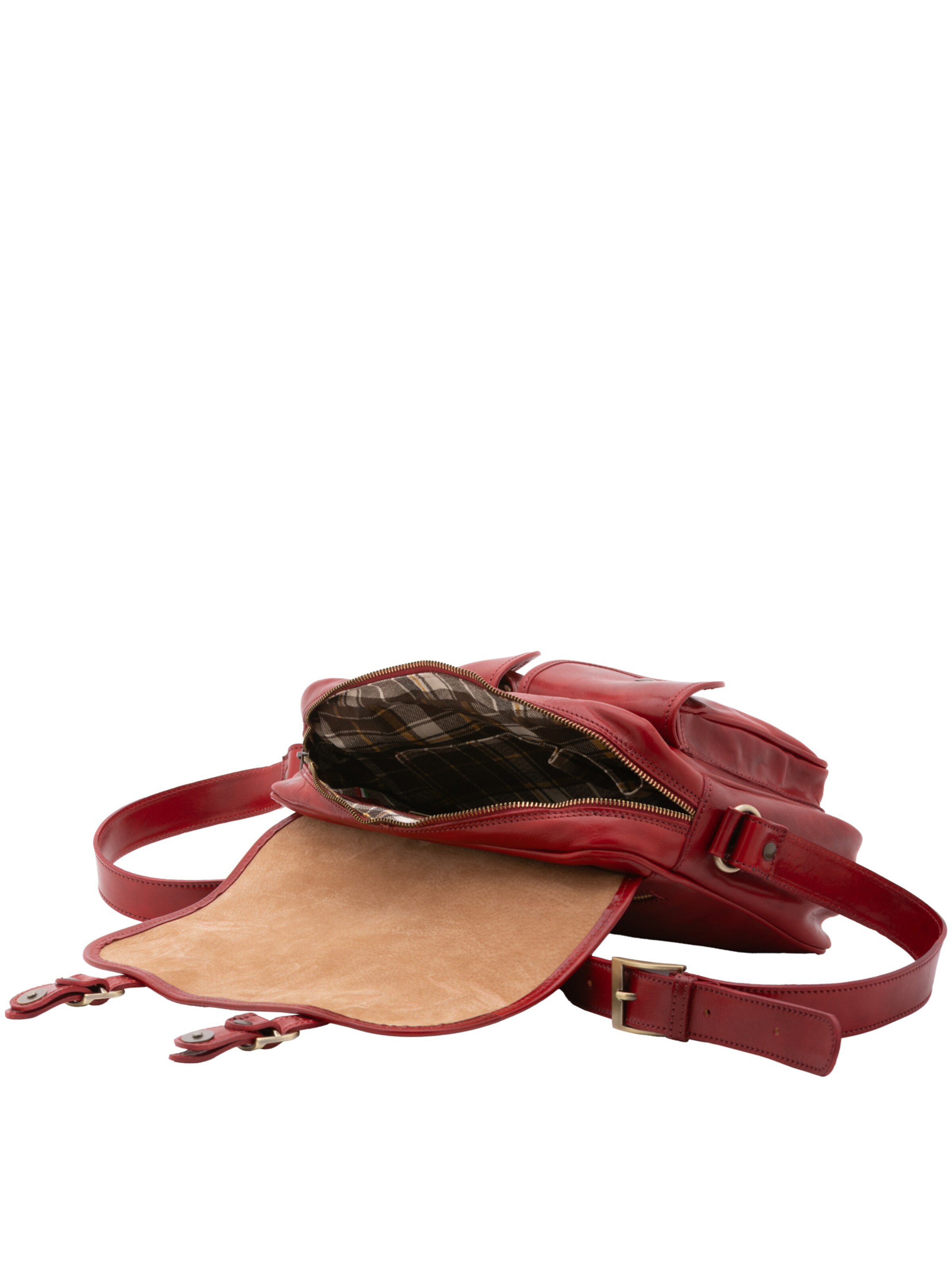 Viola Castellani Crossbody Bag in Red: front