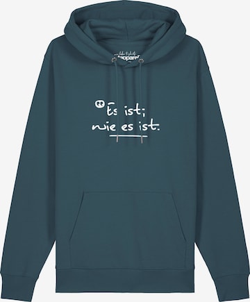 Sweat-shirt 'Es Ist Wie Es Ist' Watapparel en vert : devant