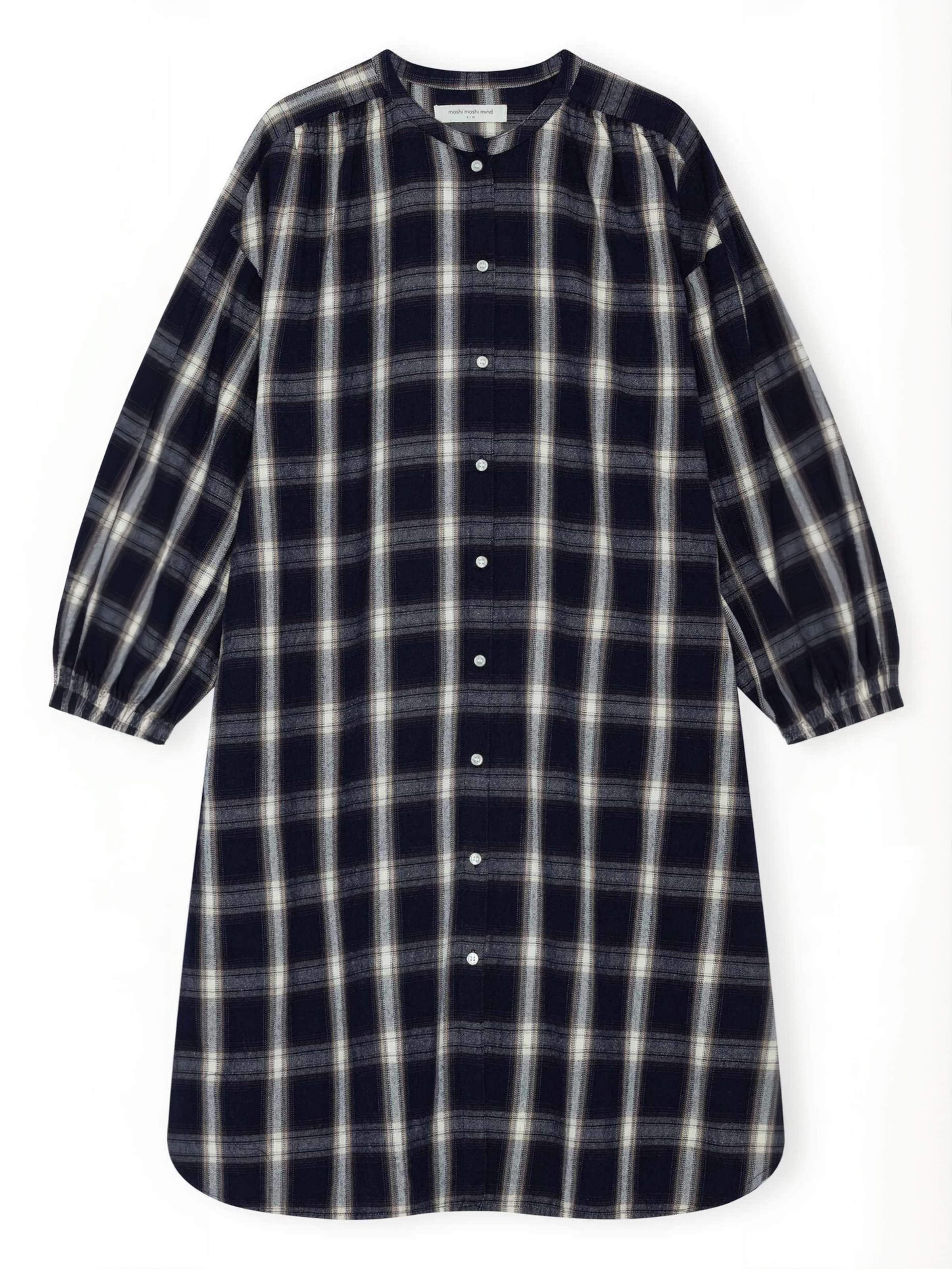 moshi moshi mind Dress ' horizon ' in Blau: Vorderseite
