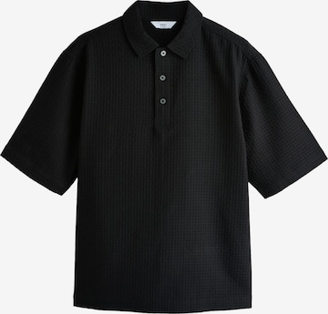 Next Poloshirt in Schwarz: Vorderseite