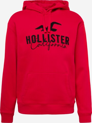HOLLISTER - Sweatshirt em vermelho: frente