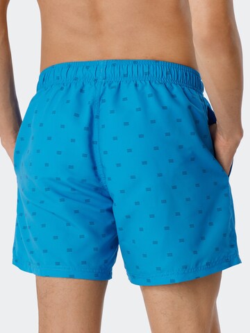 SCHIESSER Zwemshorts ' Aqua ' in Blauw