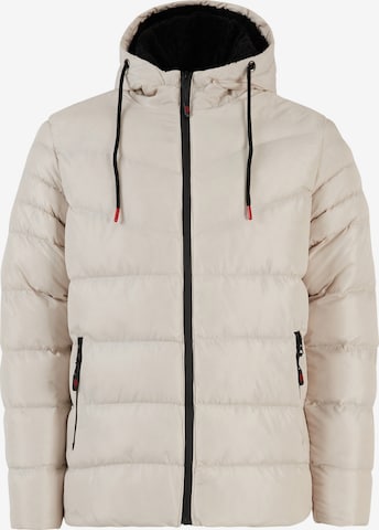 Buratti Winter Coat in Beige: front