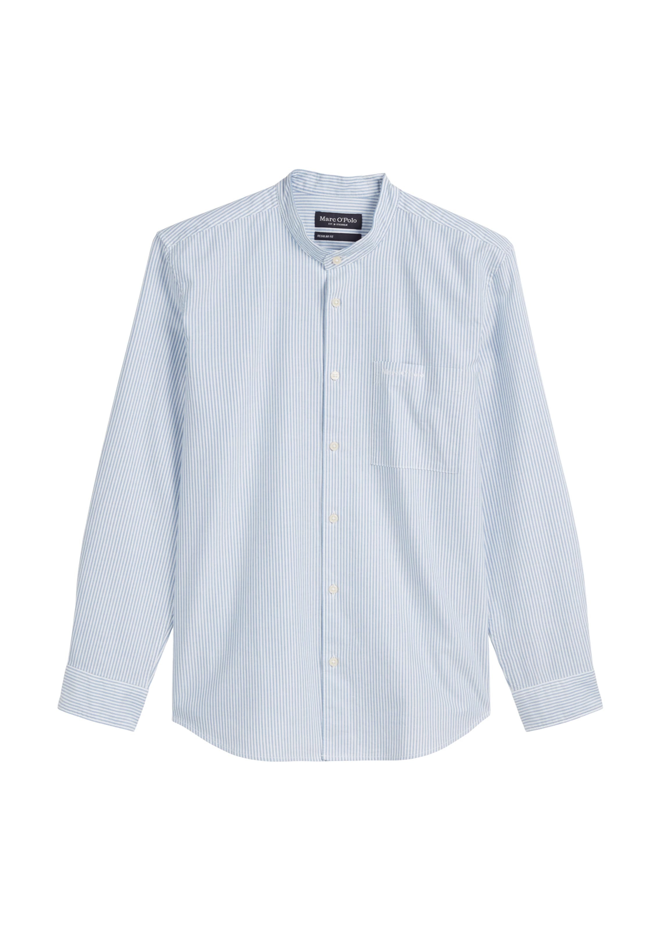 Marc O'Polo Regular Fit Hemd in Blau: Vorderseite