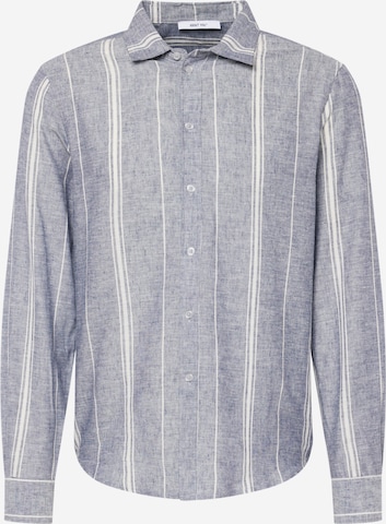 ABOUT YOU Regular fit Button Up Shirt 'Dave' in Blue: front