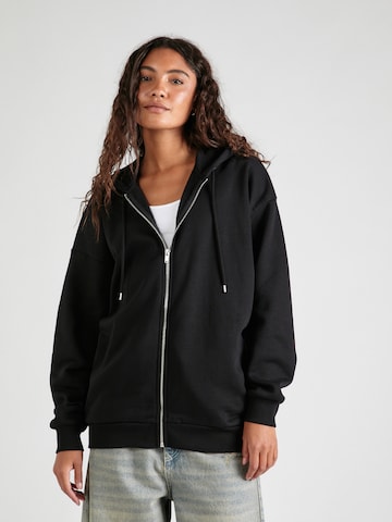 GAP Sweat jacket in Black: front