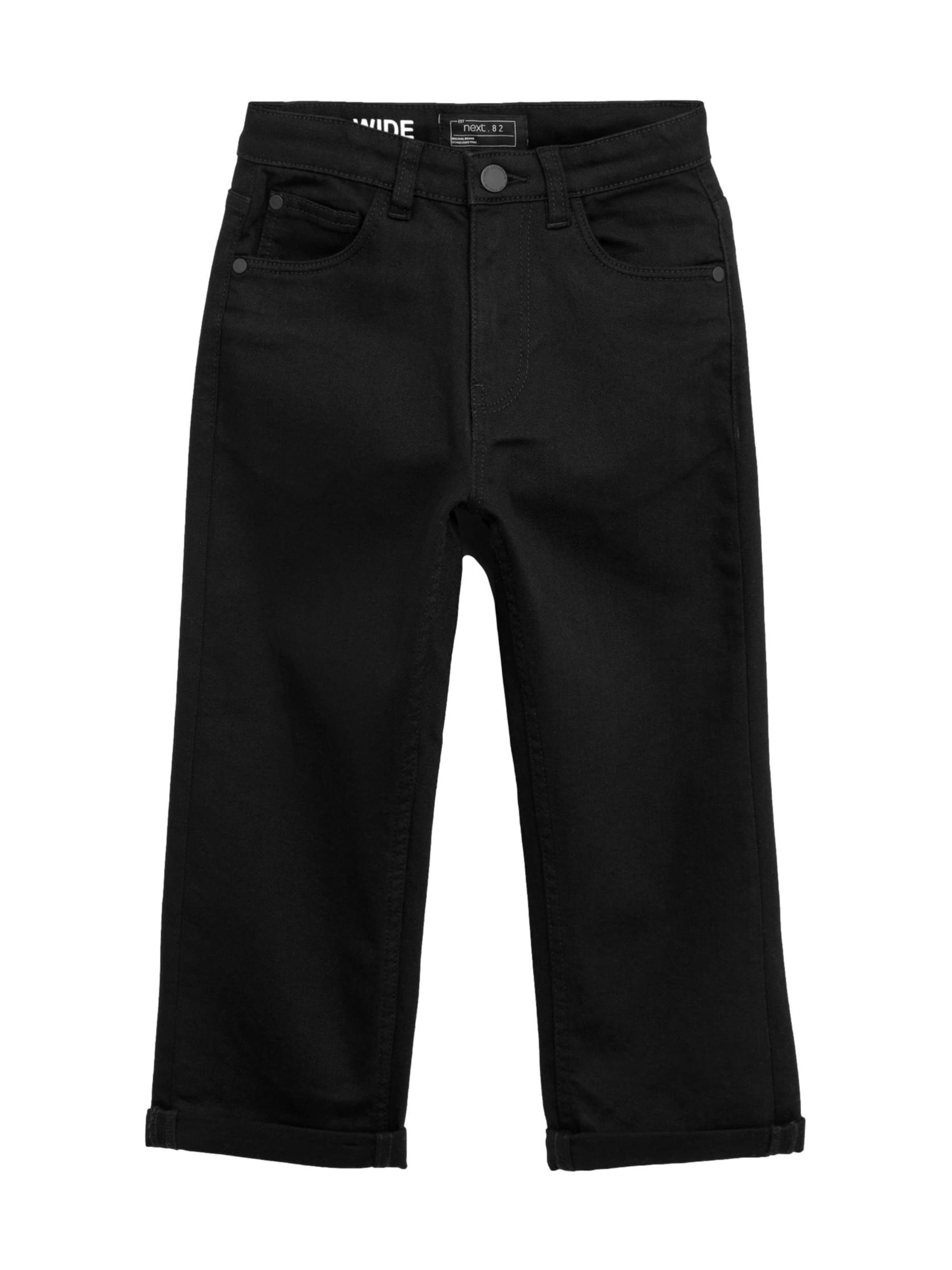 Next Štandardný strih Džínsy - Čierna: predná strana