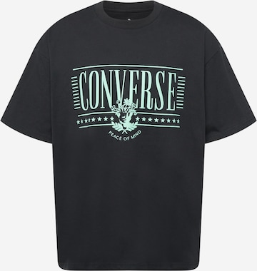 CONVERSE T-shirt i svart: framsida