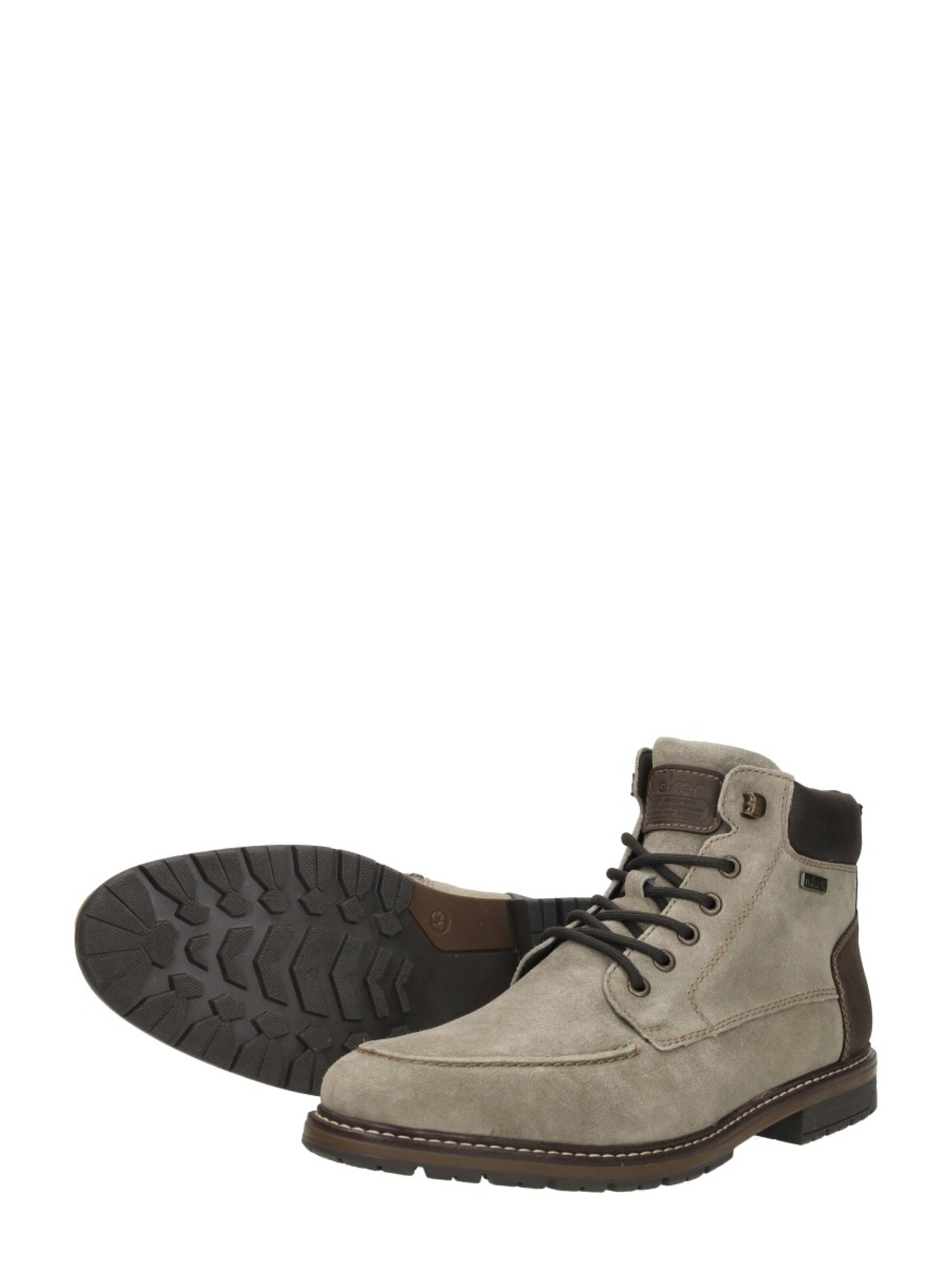 Bottes à lacets 'Veterschoenen Hoog' Rieker en beige