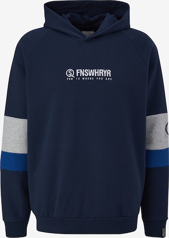 QS Sweatshirt in Blue: front