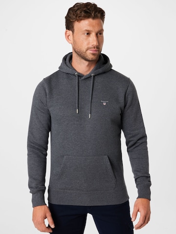 Sweat-shirt GANT en gris : devant