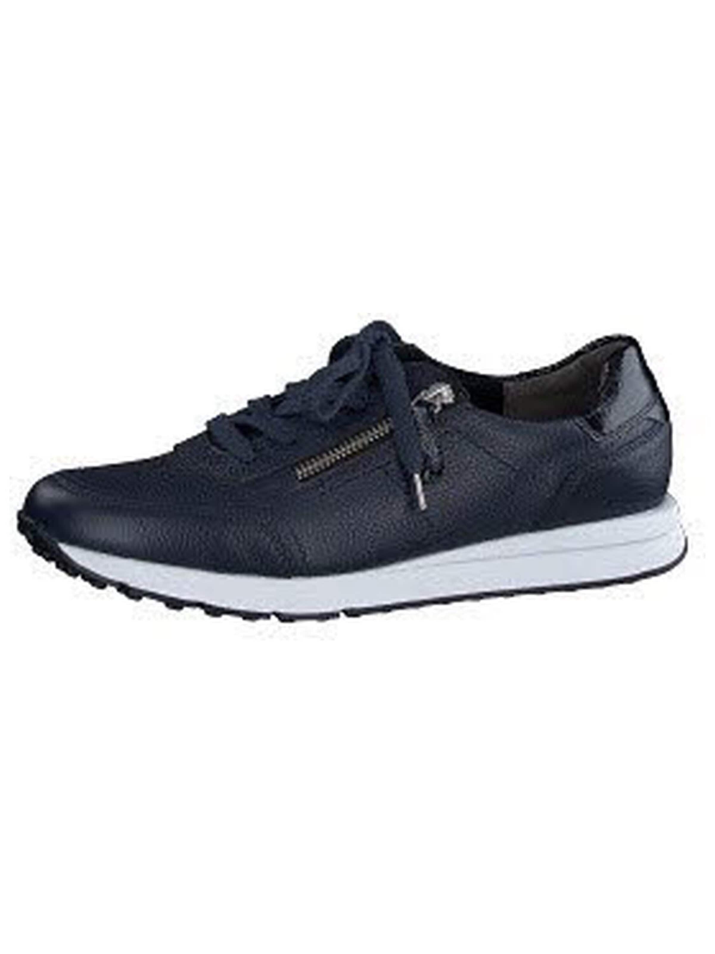 Scarpa stringata sportiva 'Sneaker Low Damen 4085 327 Echtleder in blau' di Paul Green in blu: frontale