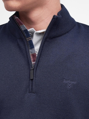 Barbour Pullover 'Avoch' in Blau