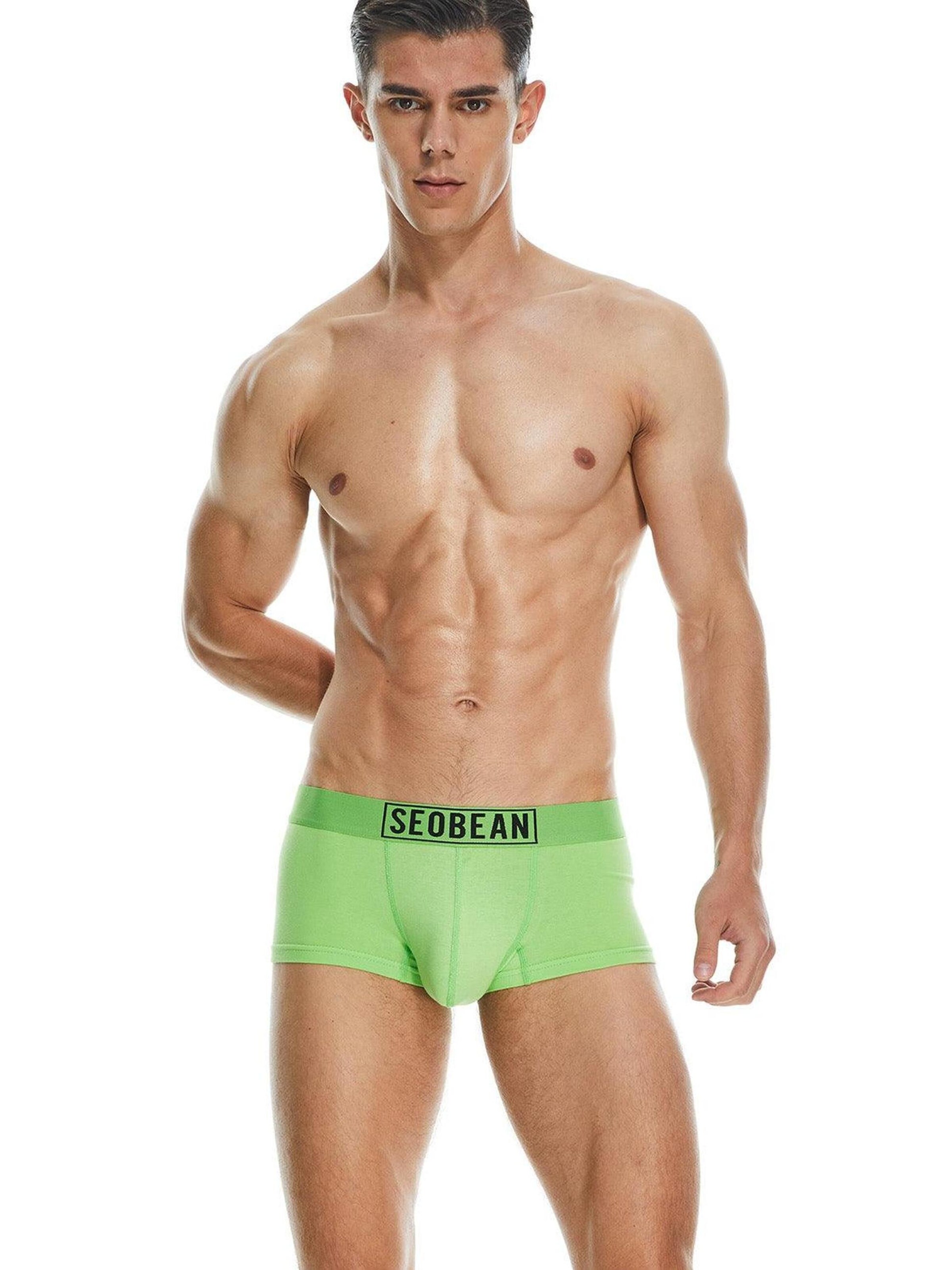 SEOBEAN Boxer shorts 'Solid' in Green