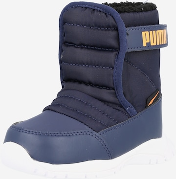 Bottes de neige 'Nieve' PUMA en bleu : devant