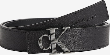 Ceinture Calvin Klein Jeans en noir : devant