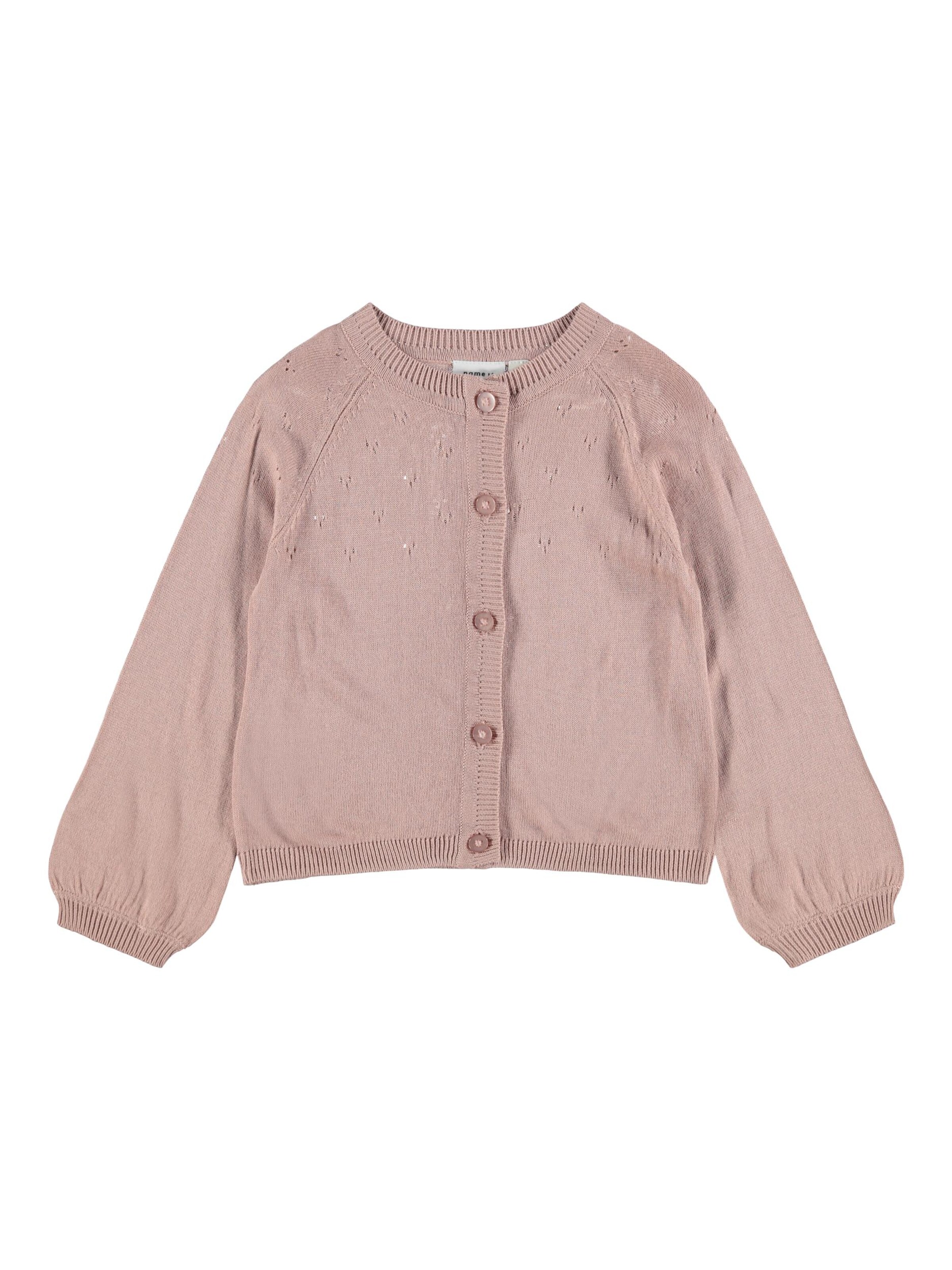 Kinder Kids (Gr. 92-140) NAME IT Strickjacke 'Fikka' in Pink - ZW28921 Kinder Kids (Gr. 92-140) NAME IT Strickjacke 'Fikka' in Pink - ZW28921