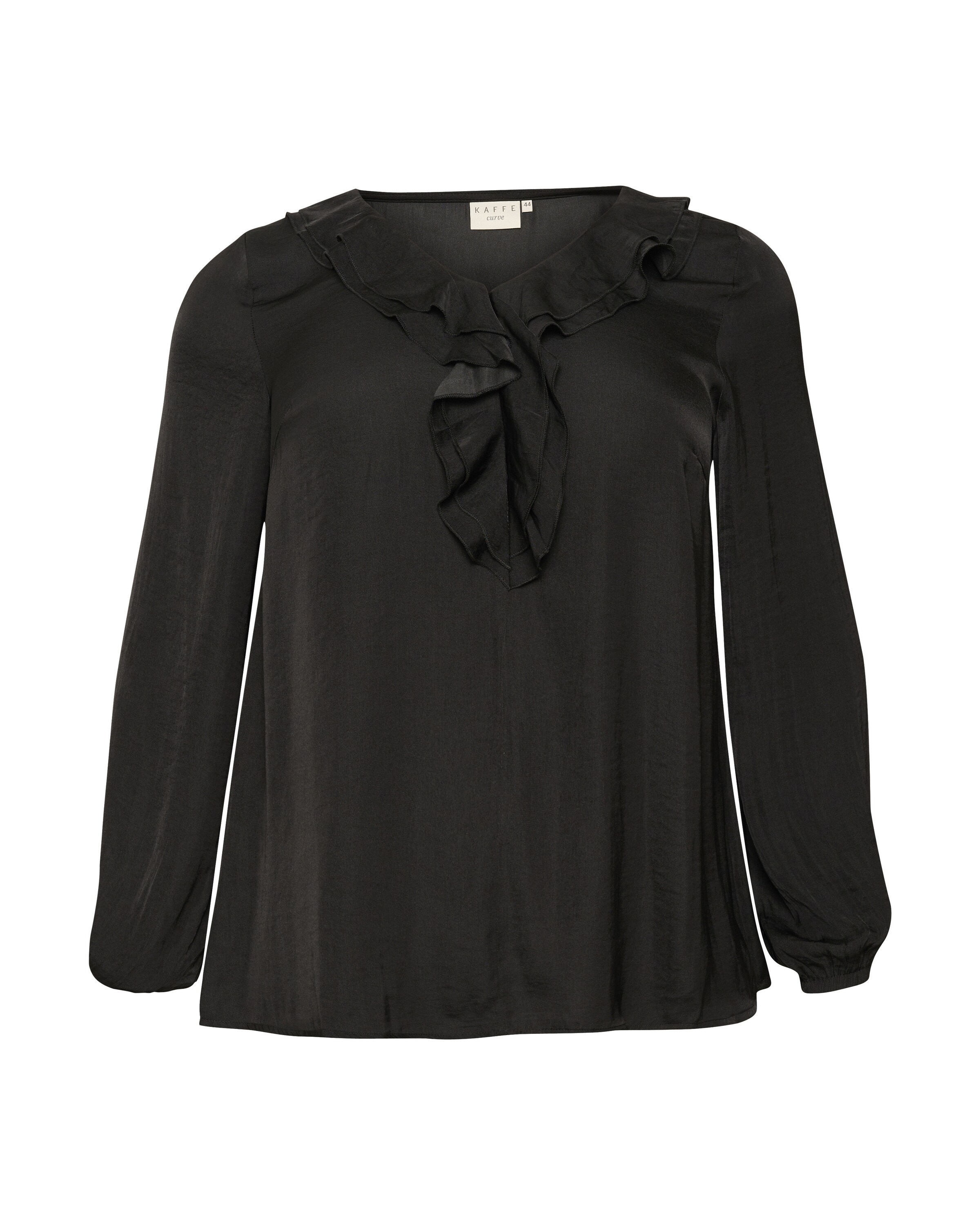 Chemisier 'KC Cassa' KAFFE CURVE en noir : devant