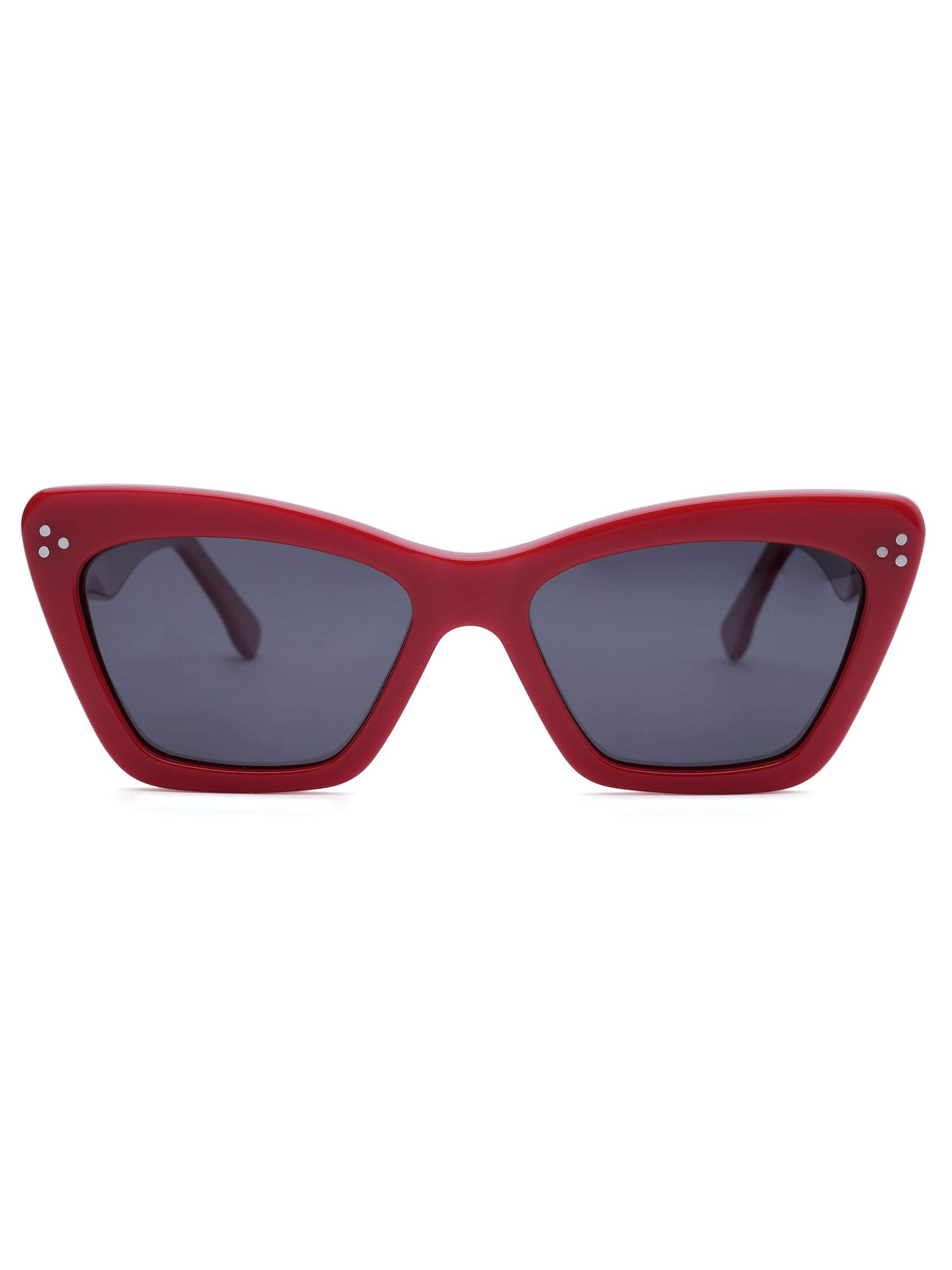 AVANT-GARDE PARIS Sunglasses 'Cat Eye Philothea' in Red