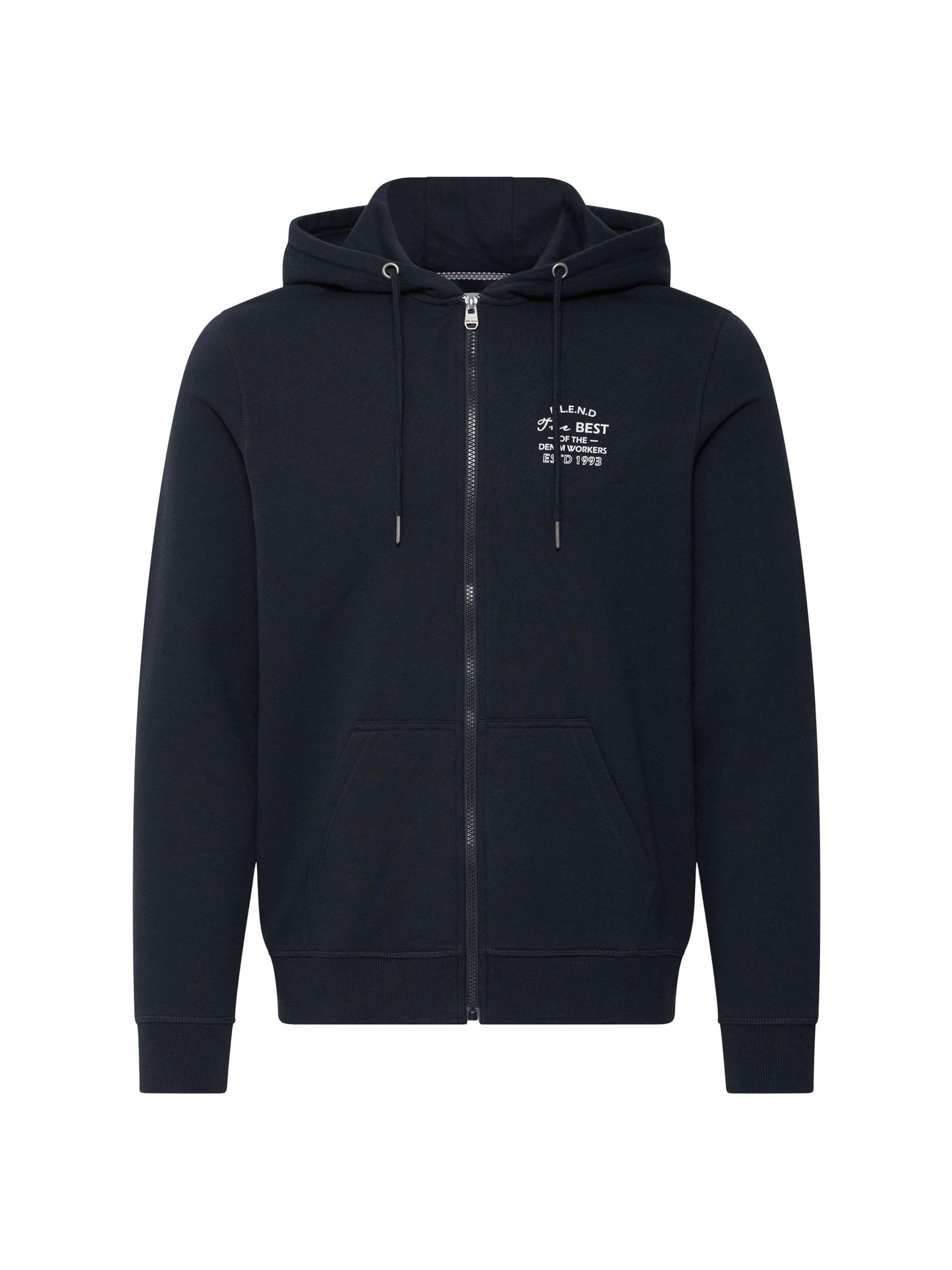 Veste de survêtement ' BHBest ' BLEND en noir : devant