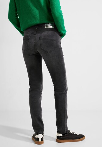 CECIL Slimfit Jeans in Schwarz