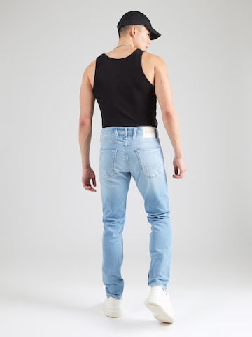 REPLAY Slimfit Jeans 'Anbass' in Blauw