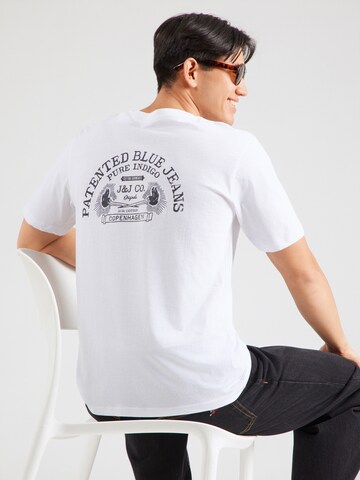 mėlyna JACK & JONES Marškinėliai 'JORRETRO'