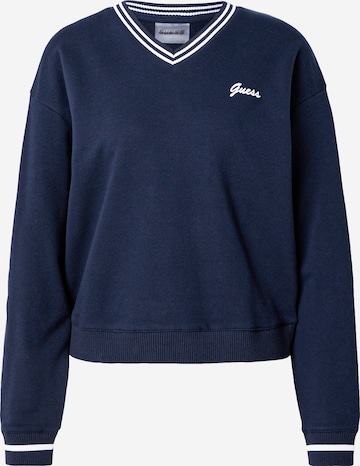 mėlyna GUESS Megztinis be užsegimo 'IRIS': priekis